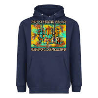Navy faith over fear Heavyweight Hoodie - CowGirlArtShop
