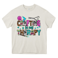 Cream crafting is my therapy Heavy Core Tee - AdoDesignShop