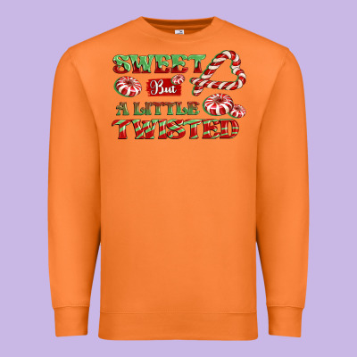 Sweet But A Little Twisted Premium Sweatshirt Designed By Cowgirlartshop