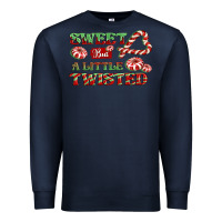 Navy sweet but a little twisted Premium Sweatshirt - CowGirlArtShop
