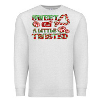 Oatmeal Heather sweet but a little twisted Premium Sweatshirt - CowGirlArtShop