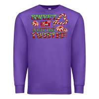 Purple sweet but a little twisted Premium Sweatshirt - CowGirlArtShop