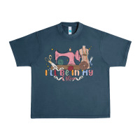 Midnight Navy ill be in my office Urban Heavy Tee - MaliasSmallBusiness