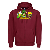 Teacher St. Patricks Day Zipper Hoodie | Teevron