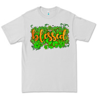 Dove Grey blessed with  shamrocks Premium Tee - AdoDesignShop