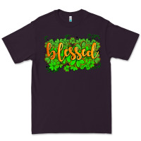 Plum blessed with  shamrocks Premium Tee - AdoDesignShop