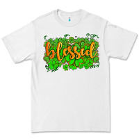 White blessed with  shamrocks Premium Tee - AdoDesignShop