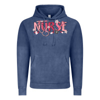Vintage Denim nurse breast cancer awareness Vintage Hoodie - MaliasSmallBusiness