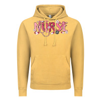 Vintage Mustard nurse breast cancer awareness Vintage Hoodie - MaliasSmallBusiness