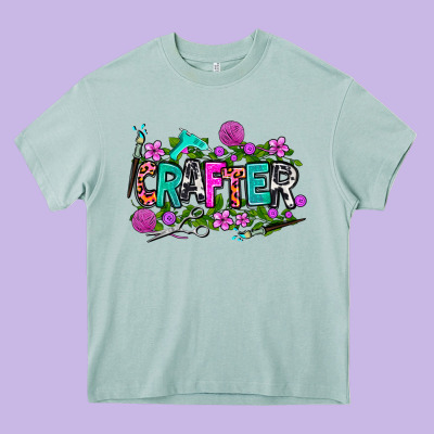 Crafter Heavy Core Tee Designed By Adodesignshop