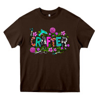 Chocolate Brown crafter Heavy Core Tee - AdoDesignShop