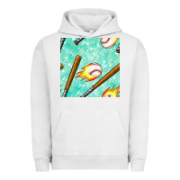 Pigment Lunar Rock baseball bat with thunders seamless pattern Urban Hoodie - BundleAndBundleShop
