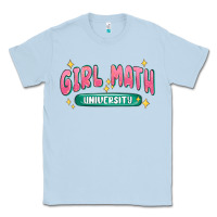 Dusty Blue girl math university Classic Tee - MaliasSmallBusiness