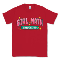 Red girl math university Classic Tee - MaliasSmallBusiness