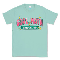 Seafoam girl math university Classic Tee - MaliasSmallBusiness