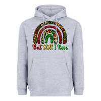 Heather Grey but still i rise Heavyweight Hoodie - CowGirlArtShop