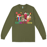 Army Green cafecito y chisme coffee cups Long Sleeve Tee - MaliasSmallBusiness