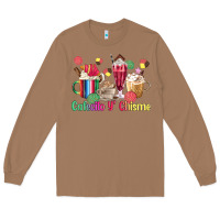 Toasted Coconut cafecito y chisme coffee cups Long Sleeve Tee - MaliasSmallBusiness