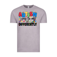 Vintage Zinc autism seeing the world differently Vintage Tee - MaliasSmallBusiness