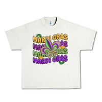 Pistachio mardi gras with fleur de lis Urban Heavy Tee - MaliasSmallBusiness