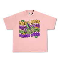 Salmon mardi gras with fleur de lis Urban Heavy Tee - MaliasSmallBusiness