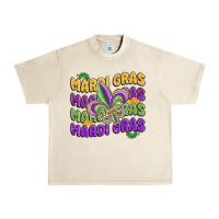 Sandshell mardi gras with fleur de lis Urban Heavy Tee - MaliasSmallBusiness