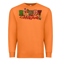 Carrot howdy christmas gingerman bread with cowboy Premium Sweatshirt - CowGirlArtShop