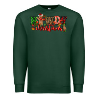 Sports Green howdy christmas gingerman bread with cowboy Premium Sweatshirt - CowGirlArtShop