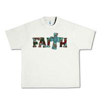 Pistachio faith christmas cross Urban Heavy Tee - AdoDesignShop