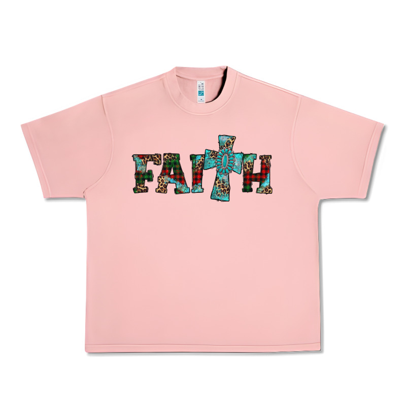 Faith Christmas Cross Urban Heavy Tee by AdoDesignShop | Teevron