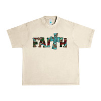 Sandshell faith christmas cross Urban Heavy Tee - AdoDesignShop