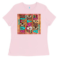 Bubblegum Pink auntie heifer Ladies Tee - JahusDesignShop