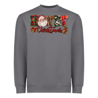 Storm Howdy Christmas Santa Heavyweight Sweatshirt - NancyCooperArtShop