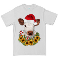 Dove Grey calf sunflower christmas Premium Tee - JahusDesignShop
