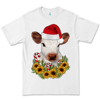 White calf sunflower christmas Premium Tee - JahusDesignShop