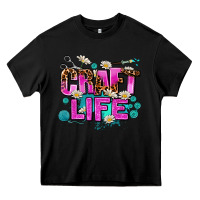 Black craft life Heavy Core Tee - AdoDesignShop