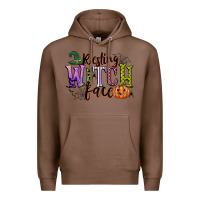 Chestnut resting witch face Premium Hoodie - CowGirlArtShop