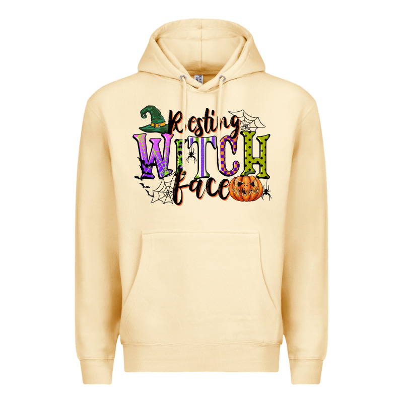 Resting Witch Face Premium Hoodie by CowGirlArtShop | Teevron