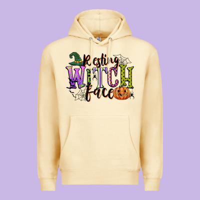 Resting Witch Face Premium Hoodie Designed By Cowgirlartshop