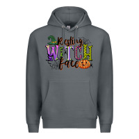 Rock resting witch face Premium Hoodie - CowGirlArtShop