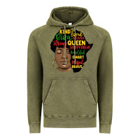 Vintage Olive black woman africa silhouette Vintage Hoodie - MaliasSmallBusiness