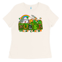 Bone st patricks nurse Ladies Tee - AdoDesignShop