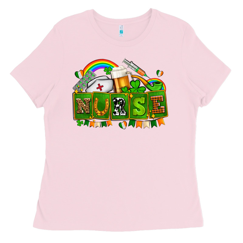 St Patricks Nurse Ladies Tee by AdoDesignShop | Teevron