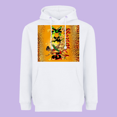Black Princess Heavyweight Hoodie Designed By Cowgirlartshop