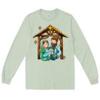 Matcha jesus newborn oh holy night Long Sleeve Tee - MaliasSmallBusiness