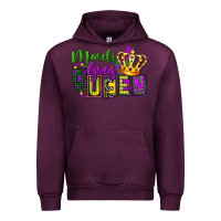 Mauve Wine mardi gras queen Urban Hoodie - FaDigitalArtStudio