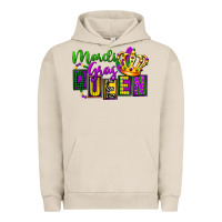 Pigment French Oak mardi gras queen Urban Hoodie - FaDigitalArtStudio