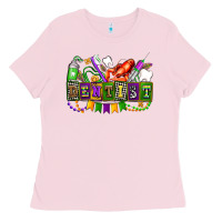 Bubblegum Pink mardi gras dentist Ladies Tee - AdoDesignShop