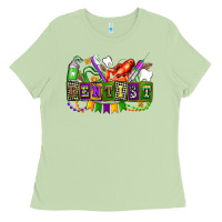 Matcha mardi gras dentist Ladies Tee - AdoDesignShop