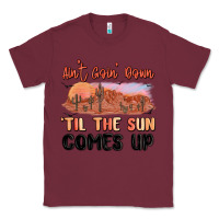 Burgundy ain't goin' down 'til the sun comes up Classic Tee - MaliasSmallBusiness